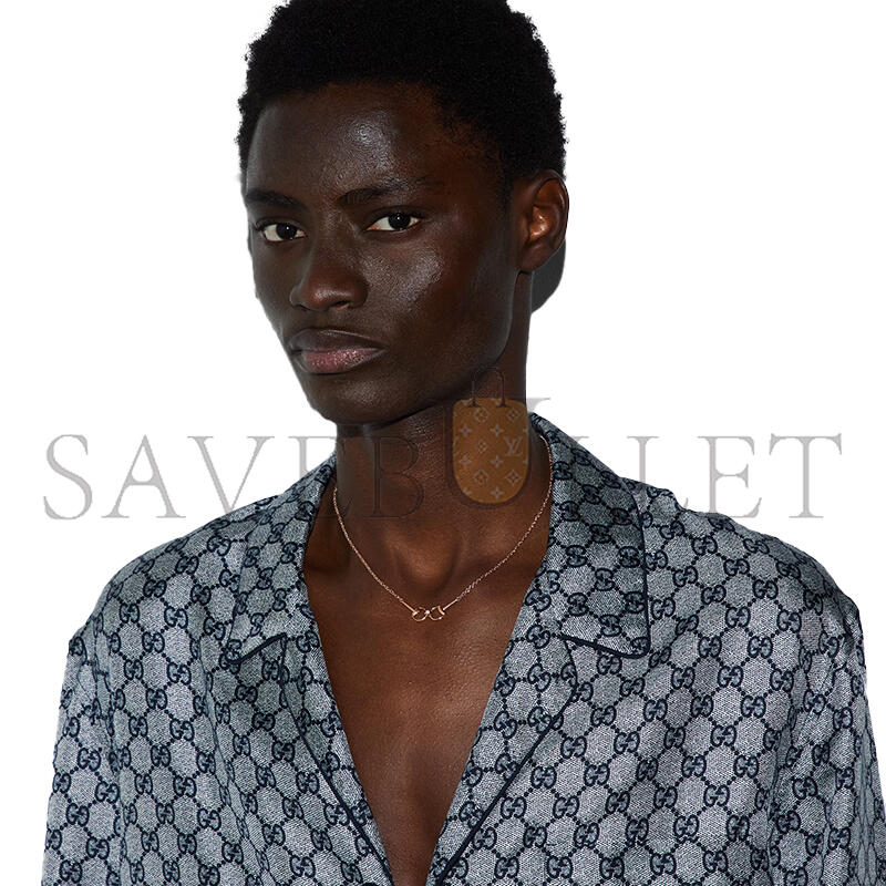 GUCCI HORSEBIT DIAMOND CHAIN NECKLACE 796833